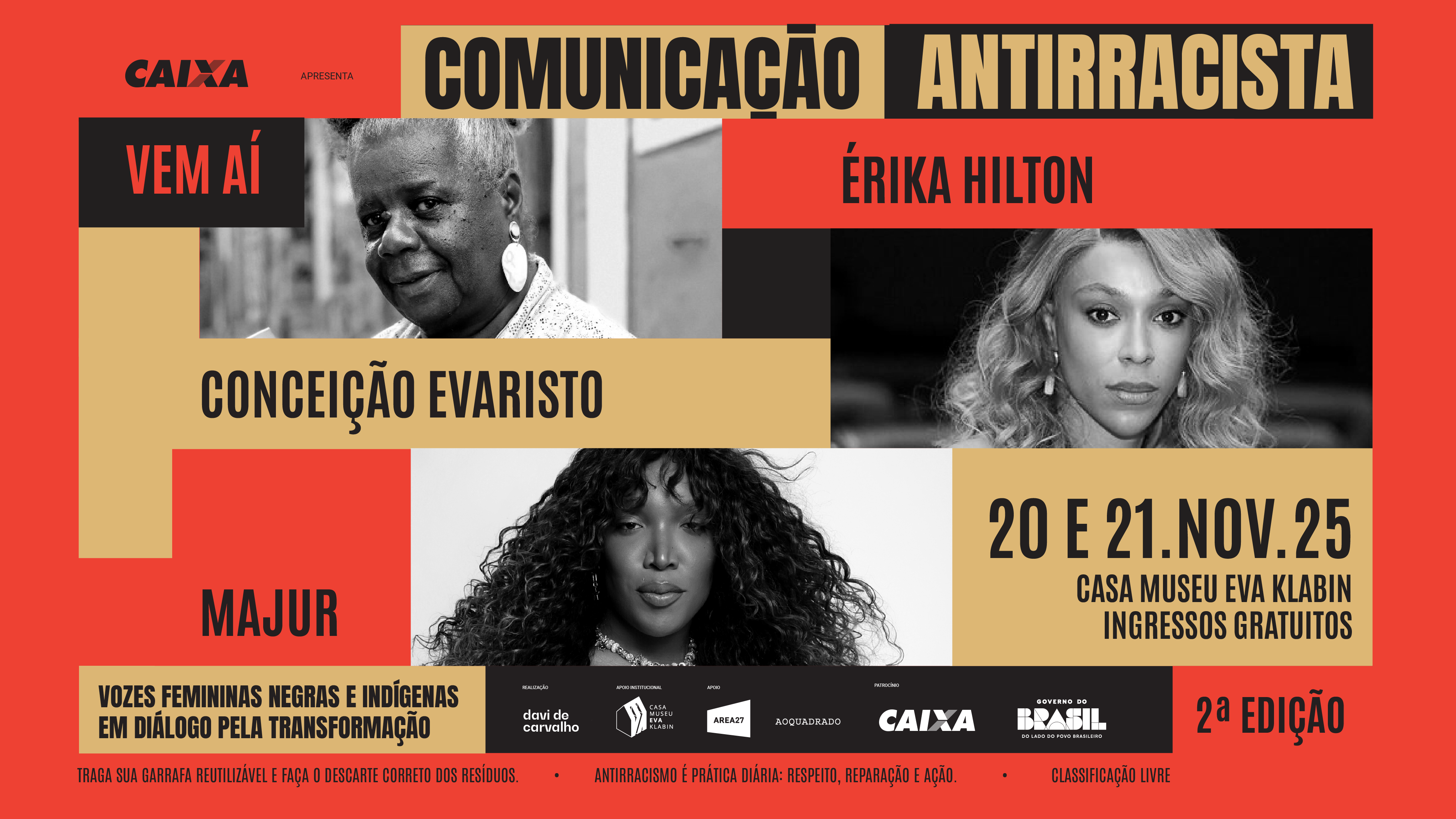 Tapume Comunicado Antirracista